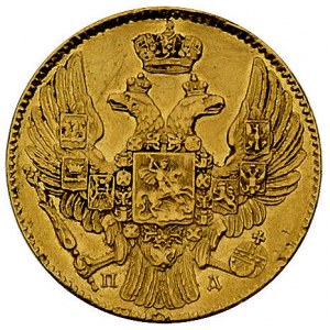 5 rubli 1836, Petersburg, Bitkin 13, Fr. 138, złoto, 6....