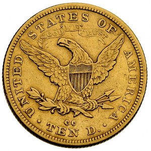 10 dolarów 1880, Carson City, Fr. 161, złoto, 16.64 g, ...