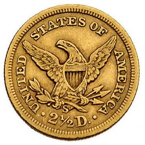 2 1/2 dolara 1871, San Francisco, Fr. 119, złoto, 4.13 ...