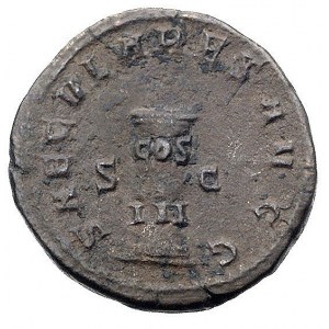 Filip I Arab 244-249, dupondius, Aw: Popiersie w koroni...