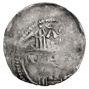 Strasburg-Henryk II 1002-1024, denar, Aw: Popiersie na ...
