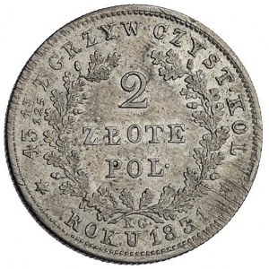 2 złote 1831, Warszawa, Plage 273, justowane, ładny egz...