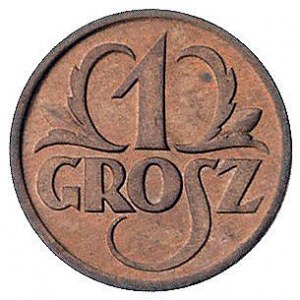 1 grosz 1927, Warszawa, Parchimowicz 101 c
