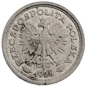 1 złoty 1928, Nominał w wieńcu dębowym, Parchimowicz P-...