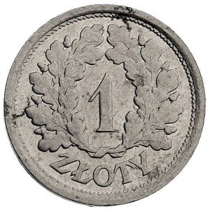 1 złoty 1928, Nominał w wieńcu dębowym, Parchimowicz P-...
