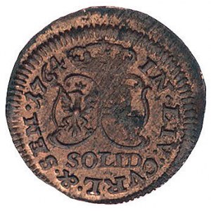 szeląg 1764, Mitawa, Kruggel 6.1.3.3., Neumann 332
