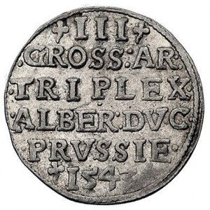 trojak 1543, Królewiec, Bahr. 1183, Neumann 43