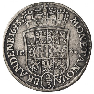 Fryderyk III 1688- 1701 (1713), 2/3 talara (gulden) 169...