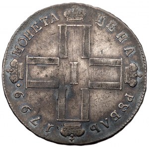rubel 1799, Petersburg, litery, patyna