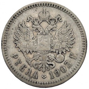 rubel 1903, Petersburg, Bitkin 51 (R), Uzd. 2136, rzads...