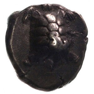 AEGINA, stater 445-431, Aw: Żółw lądowy, Rw: Pięcioczło...