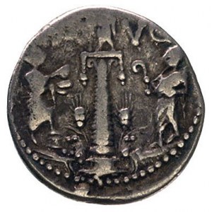 Ti. Minucius c.f. Augurinus 134 pne, denar, Aw: Głowa R...