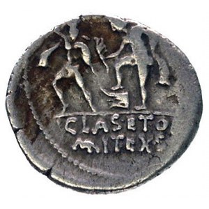 Pompejusz Wielki, denar bity przez jego syna Sekstusa P...