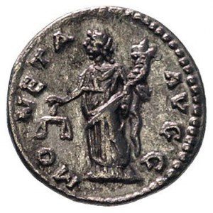 Karakalla 198-217, denar, Aw: Młodzieńcze popiersie w w...