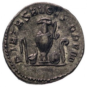 Hereniusz Etruskus 251, antoninian, Aw: Popiersie w kor...
