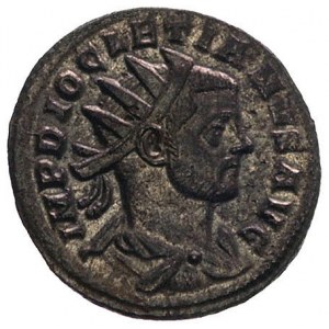 Dioklecjan 284-305, antoninian, Aw: Popiersie w koronie...