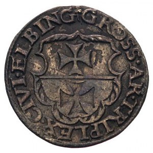 trojak 1539, Elbląg, odmiana napisu ELBING, Kurp. 622 (...