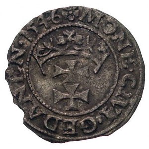 szeląg 1546, Gdańsk, Kurp. 435 (R), Gum. 555, lekko usz...