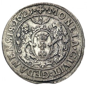 ort 1621, Gdańsk, Kurp. 2252 (R1), Gum. 1389, moneta z ...