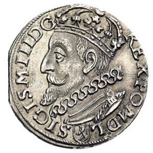 trojak 1601, Kraków, popiersie króla w lewo, Wal. XCI 5...