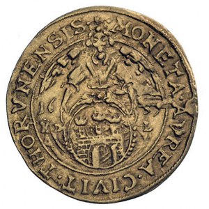 dukat 1659, Toruń, H-Cz. 2146 (R3), Fr. 60, T. 35, złot...