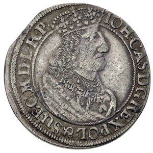 ort 1657, Gdańsk, Kurp. 853 (R), Gum. 1911, moneta z ko...