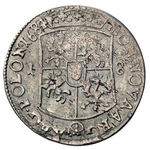 ort 1684, Bydgoszcz, Kurp. 1247 (R2), Gum. 2029, moneta...