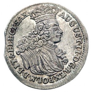 szóstak 1702, Lipsk, Kam. 3 (R), Merseb. 1652, moneta z...