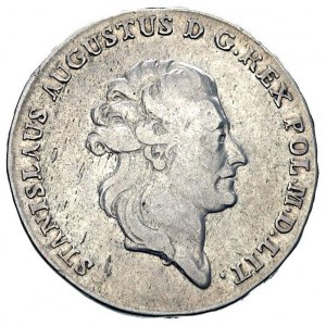półtalar 1783, Warszawa, Plage 369, drobna wada blachy