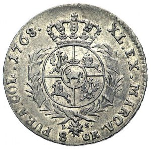 dwuzłotówka 1768, Warszawa, litery I-S, Plage 314