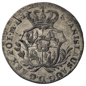 2 grosze srebrne (półzłotek) 1767, Warszawa, Plage 245,...