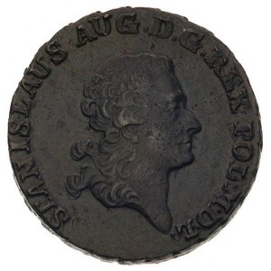 trojak z miedzi krajowej, 1792, Warszawa, litery M-W, P...