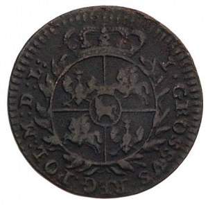 grosz 1765, Kraków, odmiana z literami VG pod monograme...