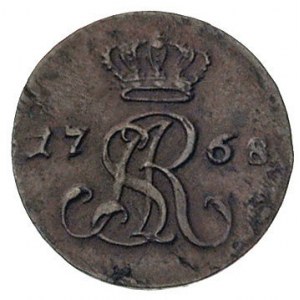 półgrosz 1768, Kraków, Plage 13, patyna