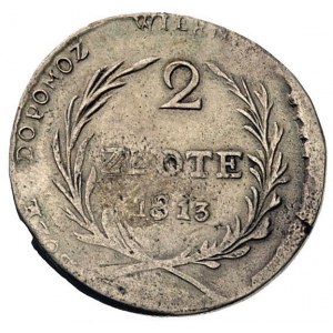 2 złote 1813, Zamość, Plage 125