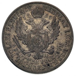 5 złotych 1829, Warszawa, Plage 37, Bitkin 930, patyna