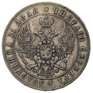 rubel 1847, Warszawa, Plage 438, Bitkin 401, patyna