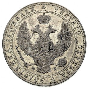 3/4 rubla = 5 złotych 1837, Warszawa, Plage 356, Bitkin...