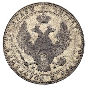 3/4 rubla = 5 złotych 1838, Warszawa, Plage 360, Bitkin...