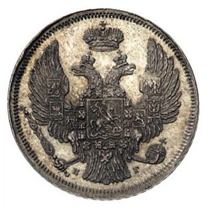 15 kopiejek = 1 złoty 1832, Petersburg, odmiana bez kre...