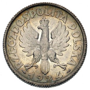 2 złote 1924, Paryż, pochodnia po dacie, Parchimowicz 1...