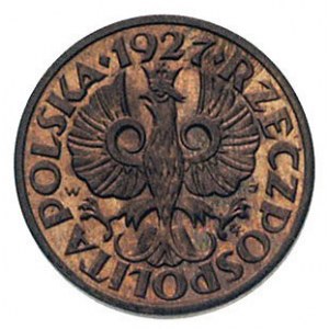 1 grosz 1927, Warszawa, Parchimowicz 101 c