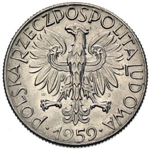 5 złotych 1959, kielnia i młot, PRÓBA, Parchimowicz P-2...