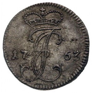 grosz, 1763, Mitawa, odmiana z monogramem księcia, Krug...