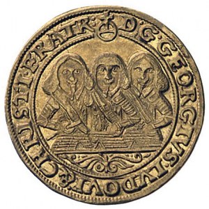 dukat 1654, Brzeg, F.u.S. 1735, Fr. 3200, złoto, 3.43 g...