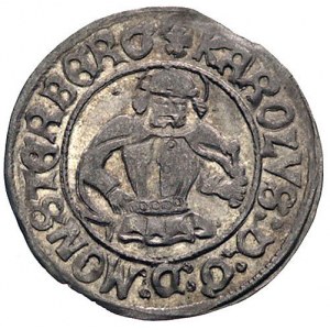 Karol I 1511-1536, grosz 1518, Złoty Stok, Fbg 422 (756...