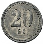Katowice, żetony 20, 50 groszy i 1 złoty, (1924-1927), ...