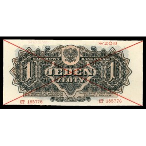1 złoty 1944, \obowiązkowym, seria CT
