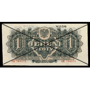 1 złoty 1944, \obowiązkowym, seria OK