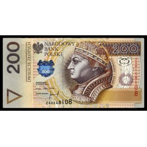 200 złotych 25.03.1994, seria zastępcza ZA, Miłczak 200...